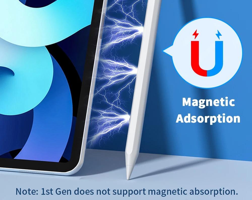 High Precision Stylus Pen for iPhone & iPad – Rechargeable Pencil with Power Display, and Navigation on Apple Devices