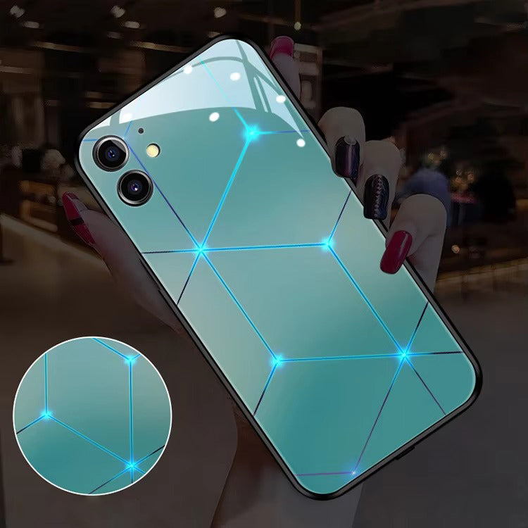 Premium Apple iPhone Case, MagSafe Compatible, Camera Lens and Screen Protection, Ultra Thin, Shockproof, Magnetic, Full All Around Protection, Voice-Activated LED Cover