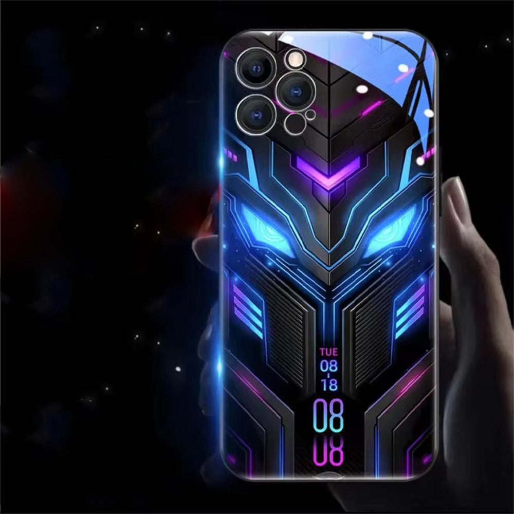 Premium Apple iPhone Case, MagSafe Compatible, Camera Lens and Screen Protection, Ultra Thin, Shockproof, Magnetic, Full All Around Protection, LED Glowing Armor Cover