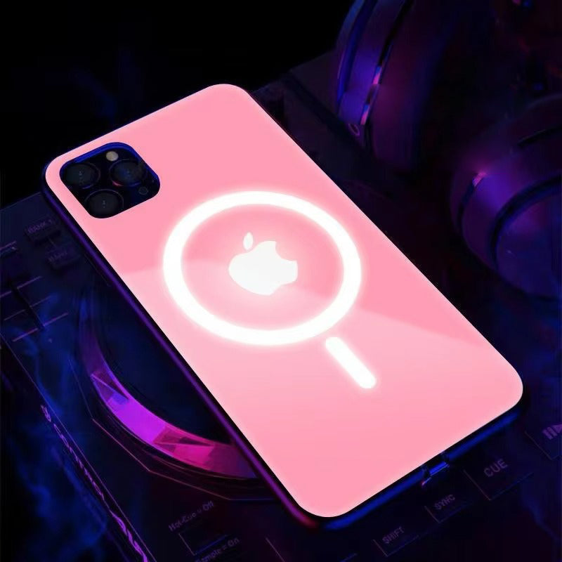 Premium Apple iPhone Case, MagSafe Compatible, Camera Lens and Screen Protection, Ultra Thin, Shockproof, Magnetic, Full All Around Protection, Flash Call LED Cover
