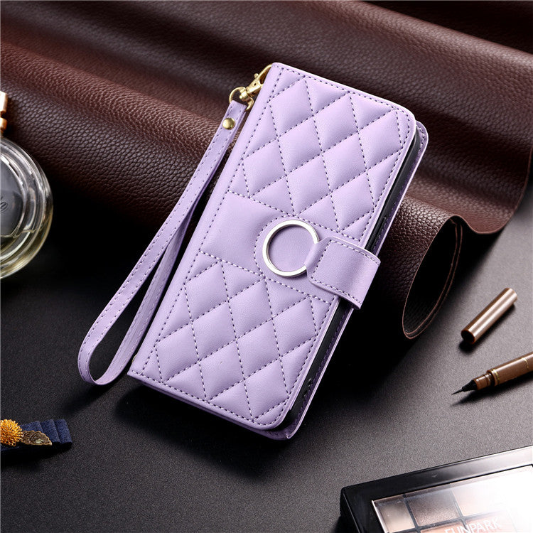 Luxury Leather Flip Phone Case – Premium Wallet, Bracket Protection, Elegant Cover with Card Slots, Durable & Functional