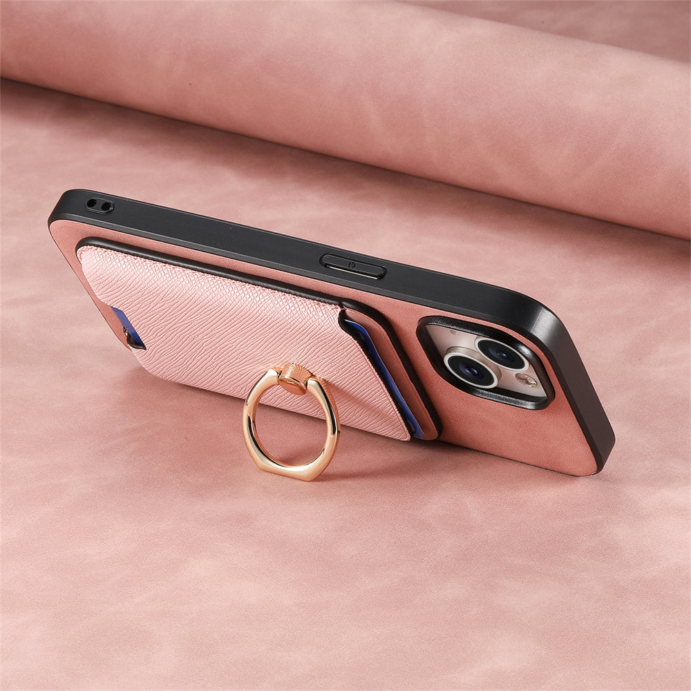 Luxury Detachable Magnetic Wallet iPhone Case – Card Holder, Ring Stand, Shockproof Protection for Secure and Convenient Use