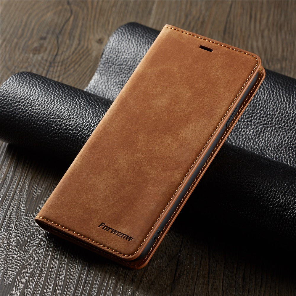 Thin Suede Leather Wallet iPhone Case – Flip Cover with Strong Magnet, Card Holder, and Premium Protection for iPhone Models