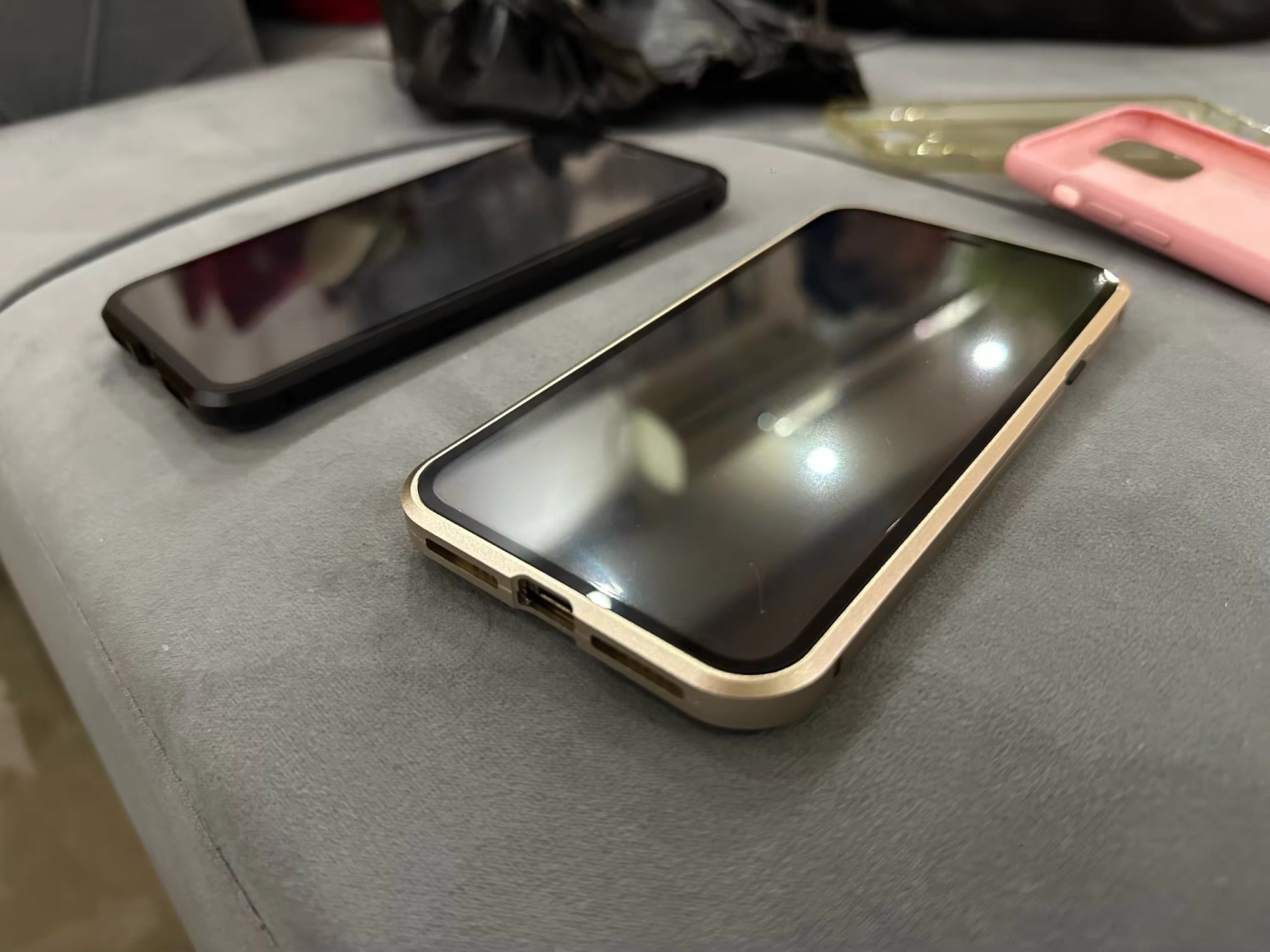 Premium Apple iPhone Case Compatible Camera Lens & Screen Protector Ultra Thin Shockproof Magnetic Full All Around Protection