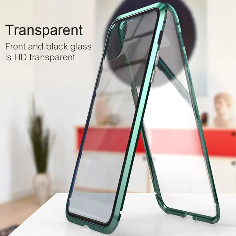 Premium Apple iPhone Case Compatible Camera Lens & Screen Protector Ultra Thin Shockproof Magnetic Full All Around Protection