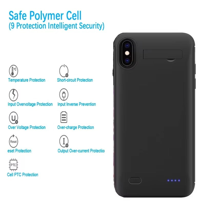 High Quality Apple iPhone Case MagSafe Compatible, Camera Lens & Screen Protection, Ultra Thin Shockproof Magnetic Full All Around Protection Cover with Built-In Charging Power Bank