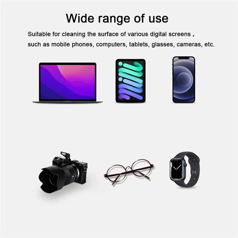 Premium, Reusable, Polishing Cloth for iPhone, iPad, MacBook, Air, Pro, Display, Screen, Camera, Cleaning, Soft Microfiber Towel for Dust, Fingerprints