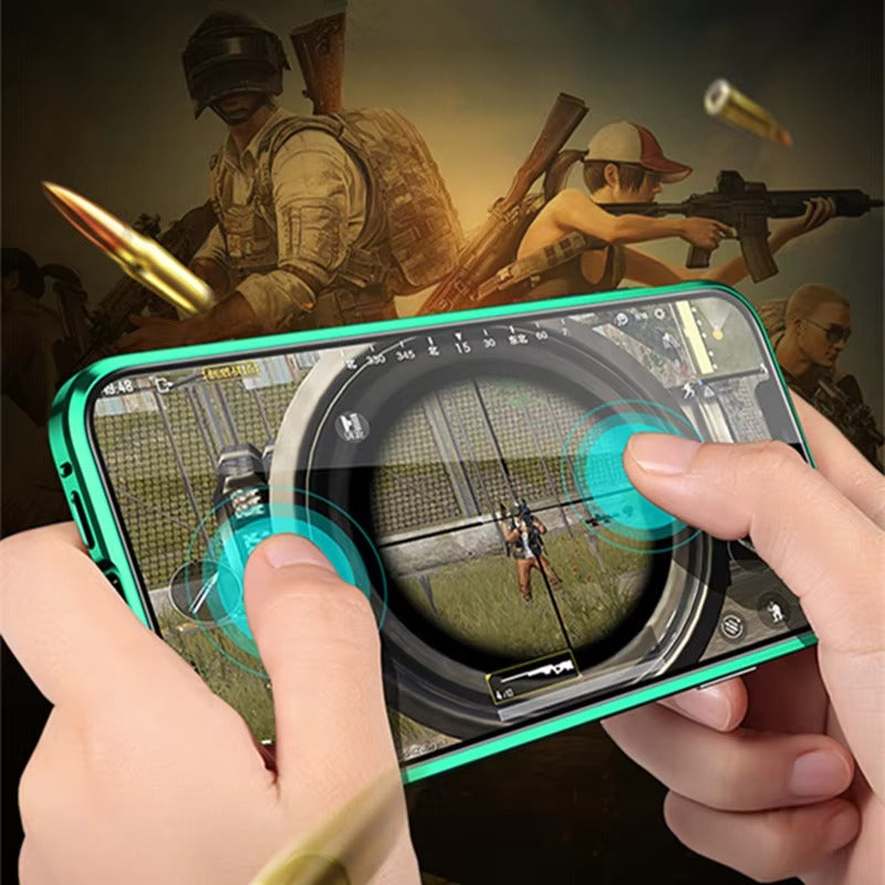 Premium Apple iPhone Case Compatible, Camera Lens & Screen Protection, Ultra Thin Magnetic Full All Around Protection Cover