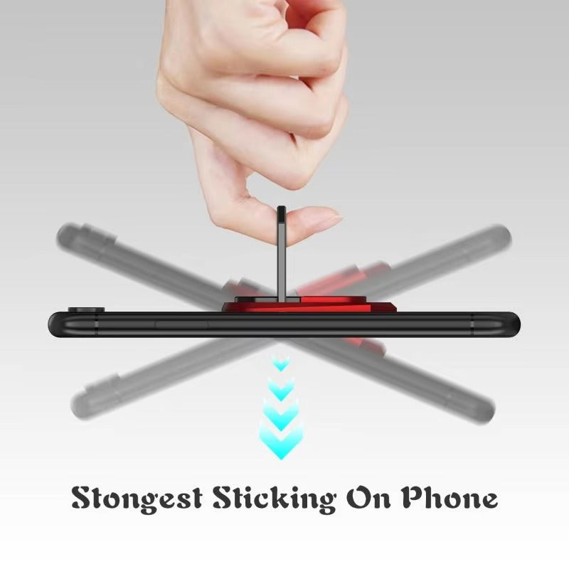 Premium, Metal Finger Ring Phone Holder – 180° Rotatable, Grip Stand Mount, Universal Smartphone Holder for Apple iPhone