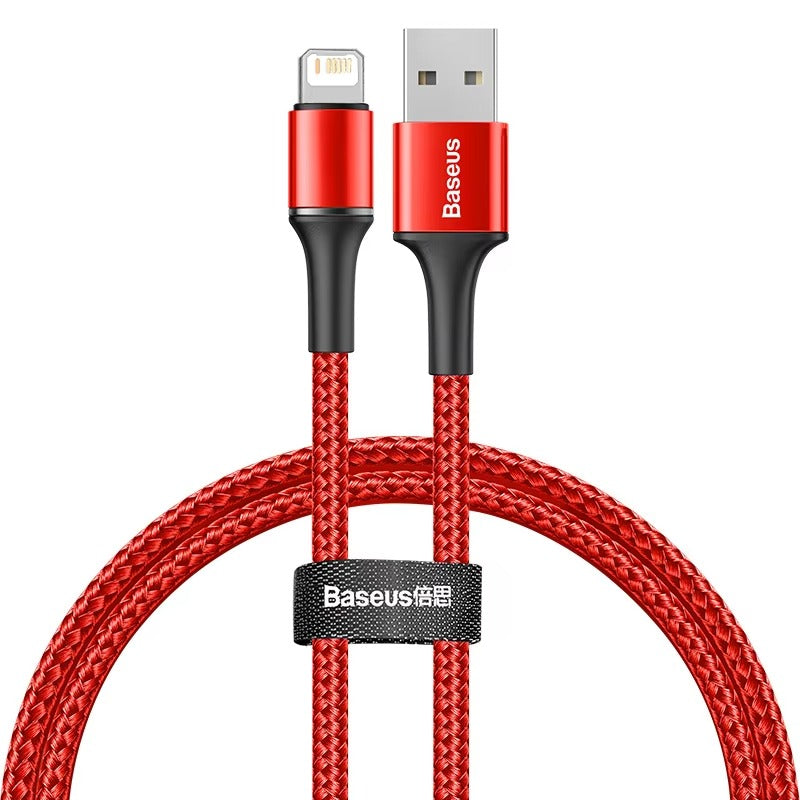 Premium, LED USB Cable for iPhone – Fast Charging Lightning Cord for iPad, iPhone Devices, Data Transfer Wire, Durable Phone