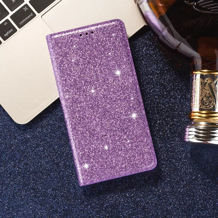 Luxury Apple iPhone Case, MagSafe Compatible, Camera Lens and Screen Protection, Ultra Thin, Shockproof, Magnetic, Full All Around Protection, Bling Wallet Leather Cover