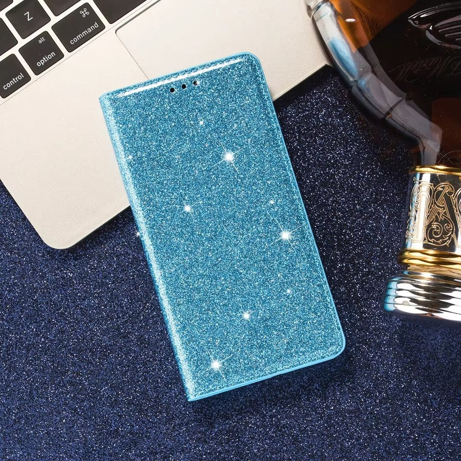Luxury Apple iPhone Case, MagSafe Compatible, Camera Lens and Screen Protection, Ultra Thin, Shockproof, Magnetic, Full All Around Protection, Bling Wallet Leather Cover