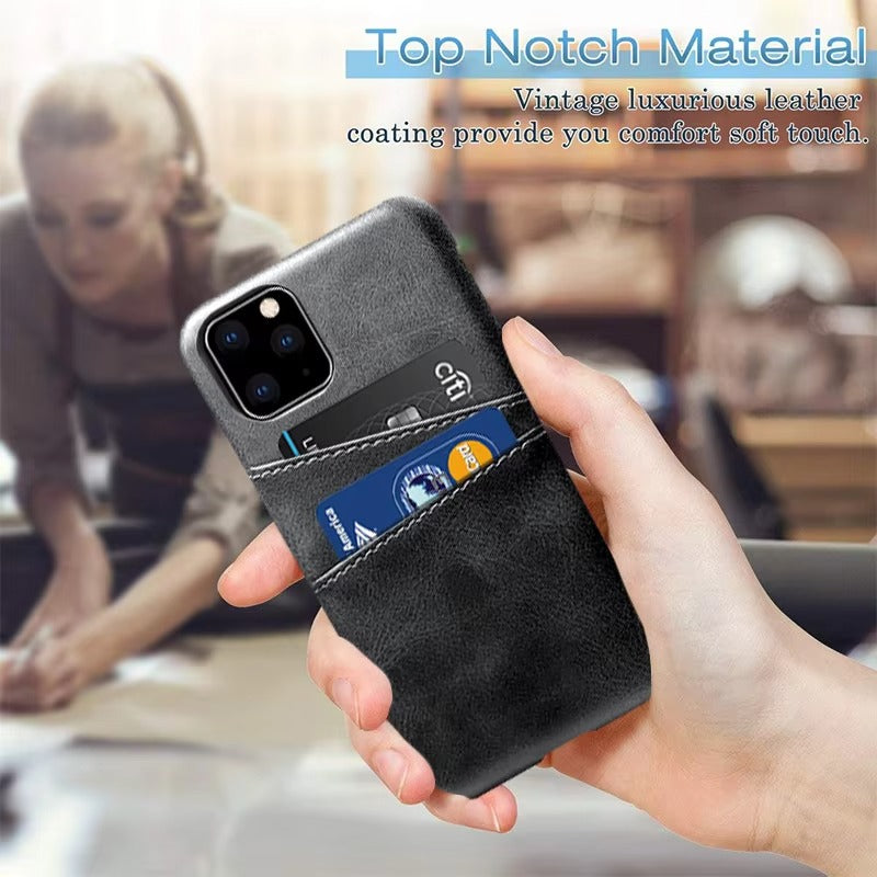 Luxury Apple iPhone Case, MagSafe Compatible, Camera Lens and Screen Protection, Ultra Thin, Shockproof, Magnetic, Full All Around Protection, PU Leather Card Cover