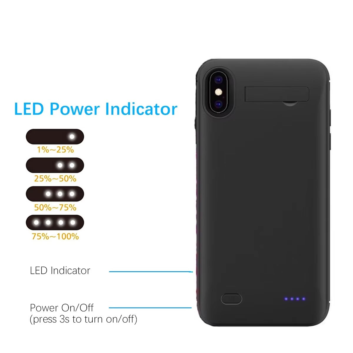 High Quality Apple iPhone Case MagSafe Compatible, Camera Lens & Screen Protection, Ultra Thin Shockproof Magnetic Full All Around Protection Cover with Built-In Charging Power Bank