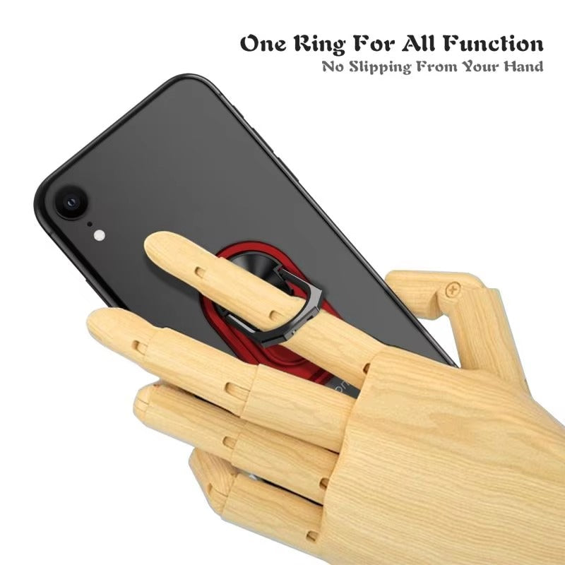 Premium, Metal Finger Ring Phone Holder – 180° Rotatable, Grip Stand Mount, Universal Smartphone Holder for Apple iPhone