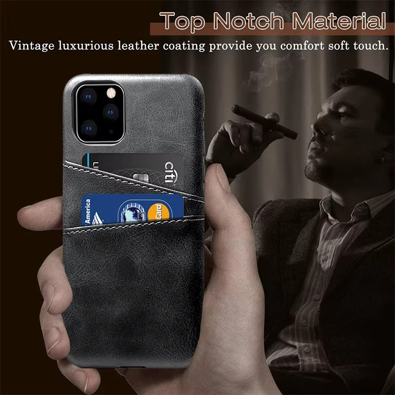 Luxury Apple iPhone Case, MagSafe Compatible, Camera Lens and Screen Protection, Ultra Thin, Shockproof, Magnetic, Full All Around Protection, PU Leather Card Cover