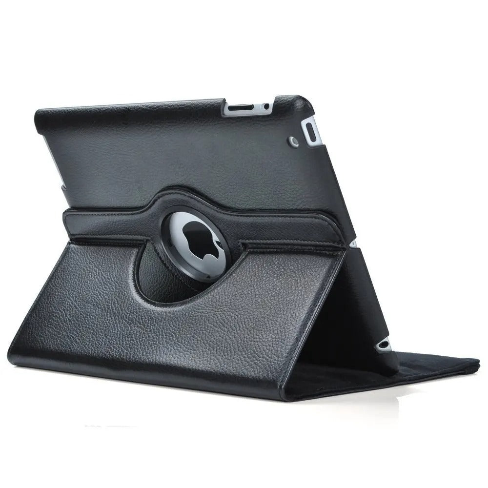 Premium 360° Rotating PU Leather iPad Case – Smart Cover with Auto Sleep/Wake, Shockproof Stand for 12.9" Pro & Air Tablets, Durable & Washable