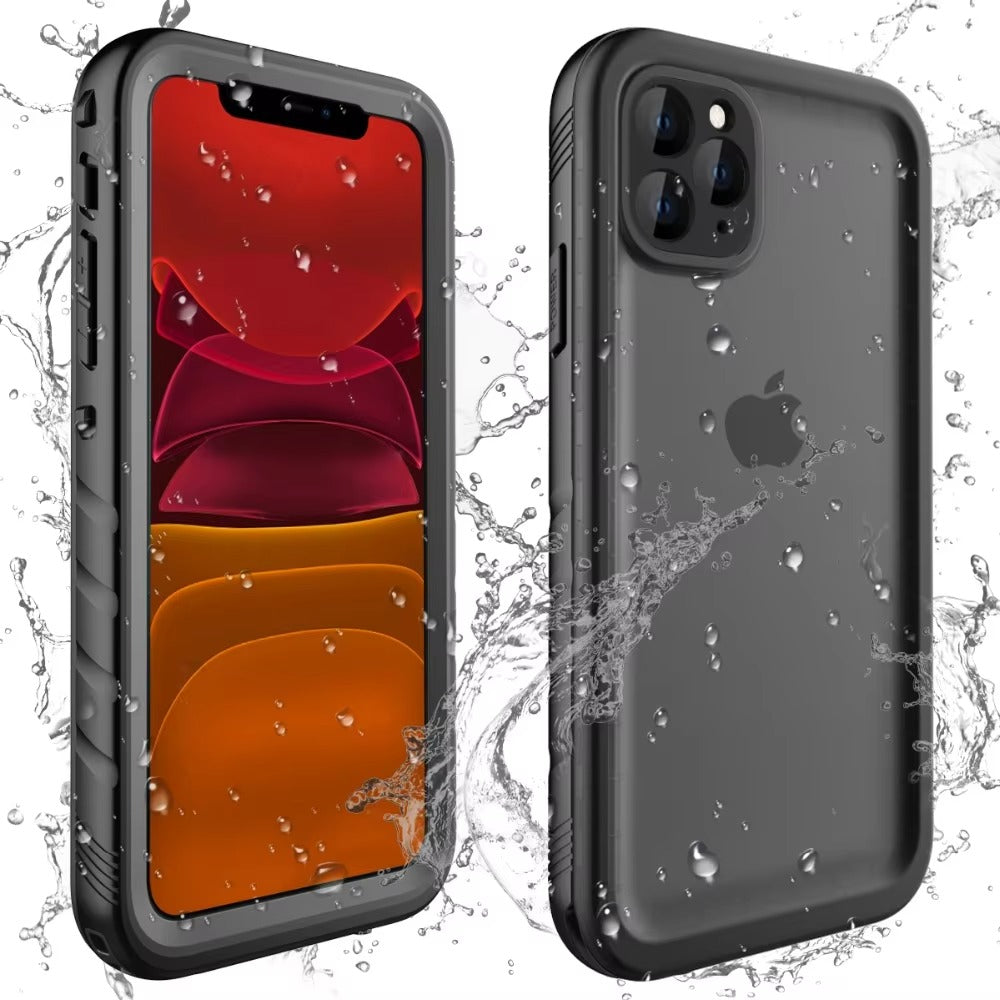 Premium Apple iPhone Case MagSafe Compatible, Camera Lens & Screen Protection, Ultra Thin Shockproof Magnetic Full All Around Protection Cover with Waterproof Strap for Diving