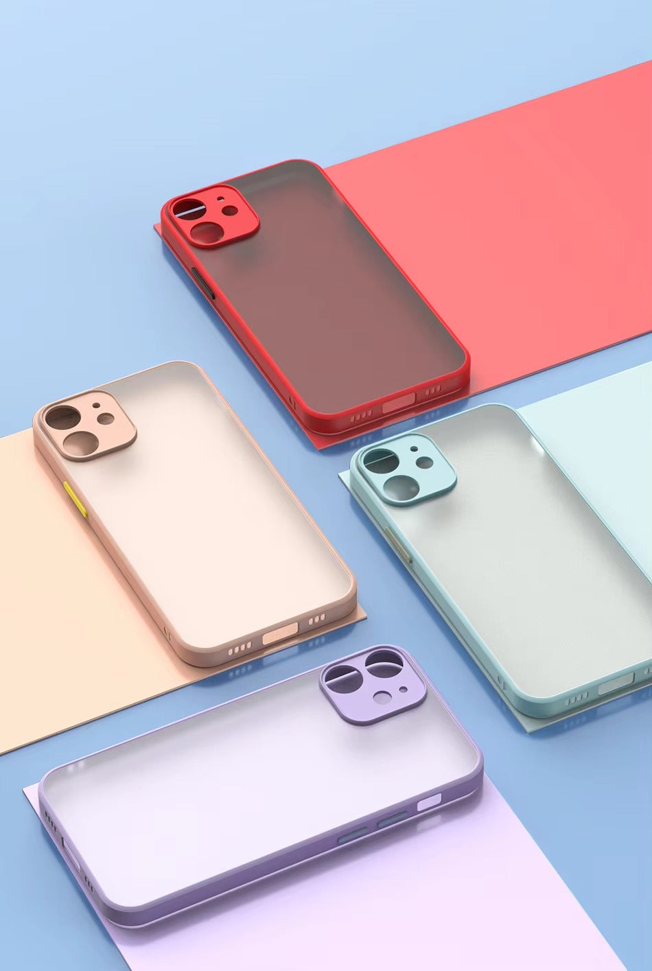 Robust Apple iPhone Case, MagSafe Compatible, Camera Lens & Screen Protection, Ultra Thin, Shockproof, Magnetic Full All Around Cover – Matte Armor Case with Clear Silicone Edges & Hard PC Back for Durable Protection