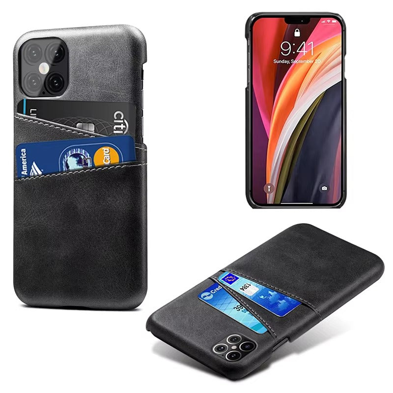 Luxury Apple iPhone Case, MagSafe Compatible, Camera Lens and Screen Protection, Ultra Thin, Shockproof, Magnetic, Full All Around Protection, PU Leather Card Cover