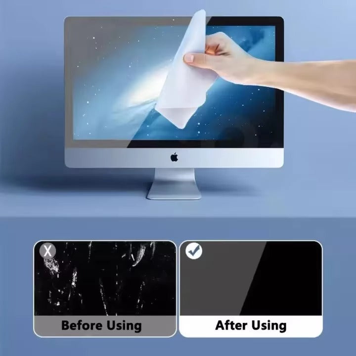 Premium, Reusable, Polishing Cloth for iPhone, iPad, MacBook, Air, Pro, Display, Screen, Camera, Cleaning, Soft Microfiber Towel for Dust, Fingerprints
