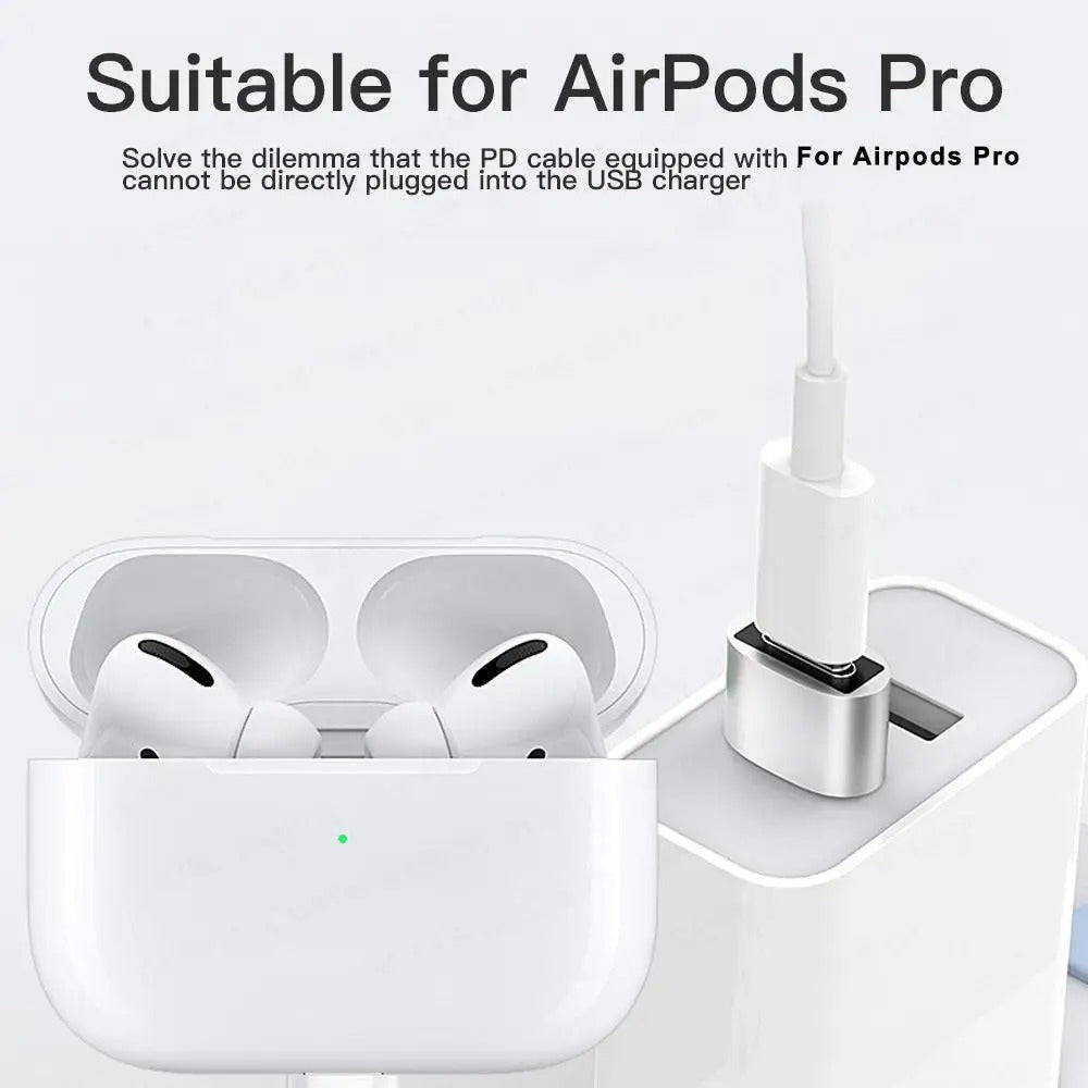 High Quality USB to Type-C Charger Adapter – 2PCS OTG Converter for iPhone, Plug & Play, Data Sync 480Mbps, Aluminum Alloy, Universal Type-C Compatibility