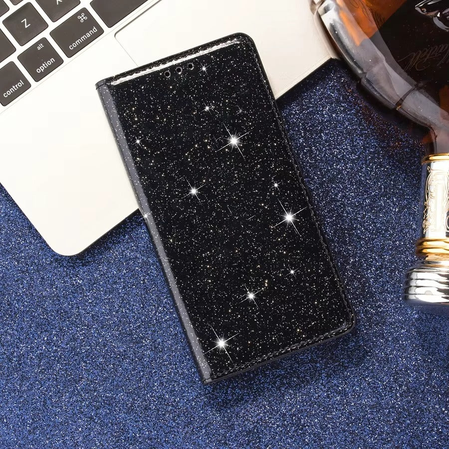 Luxury Apple iPhone Case, MagSafe Compatible, Camera Lens and Screen Protection, Ultra Thin, Shockproof, Magnetic, Full All Around Protection, Bling Wallet Leather Cover