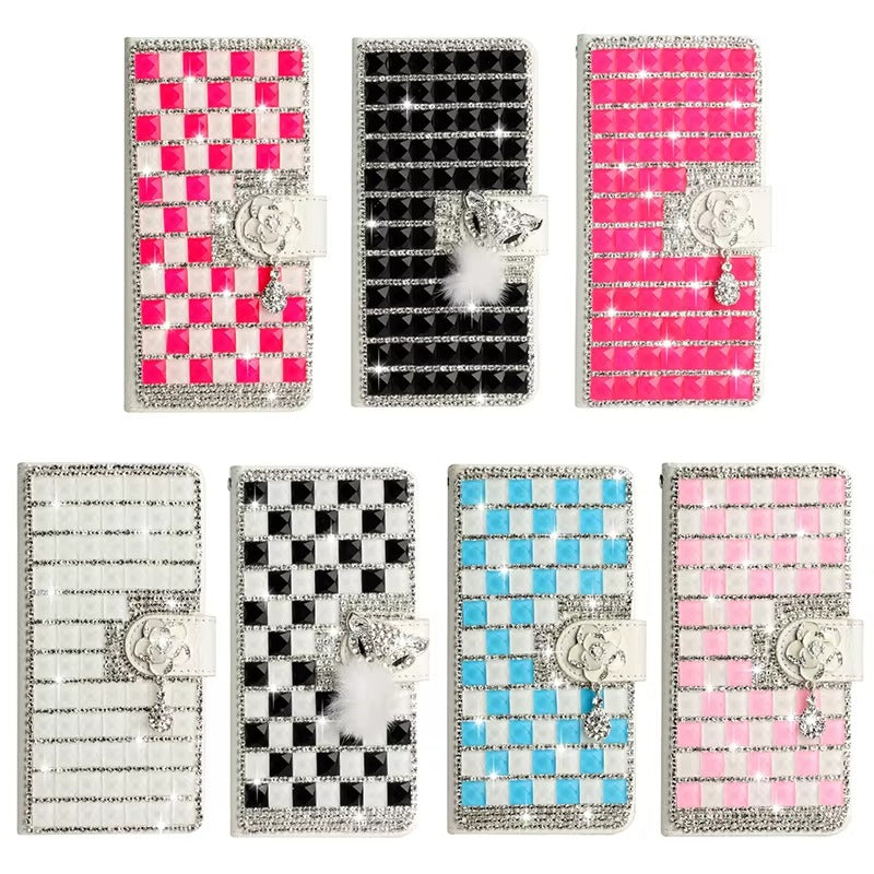 Luxury Apple iPhone Case, MagSafe Compatible, Camera Lens and Screen Protection, Ultra Thin, Shockproof, Magnetic, Full All Around Protection, Glitter Fashion Wallet Cover