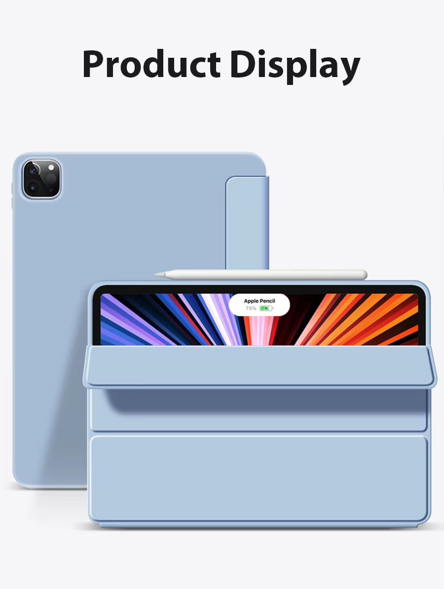 Premium Protective iPad Case – Slim, Magnetic Cover with Pencil Compatible with 10.2", 11", 12.9", 13" Tablets