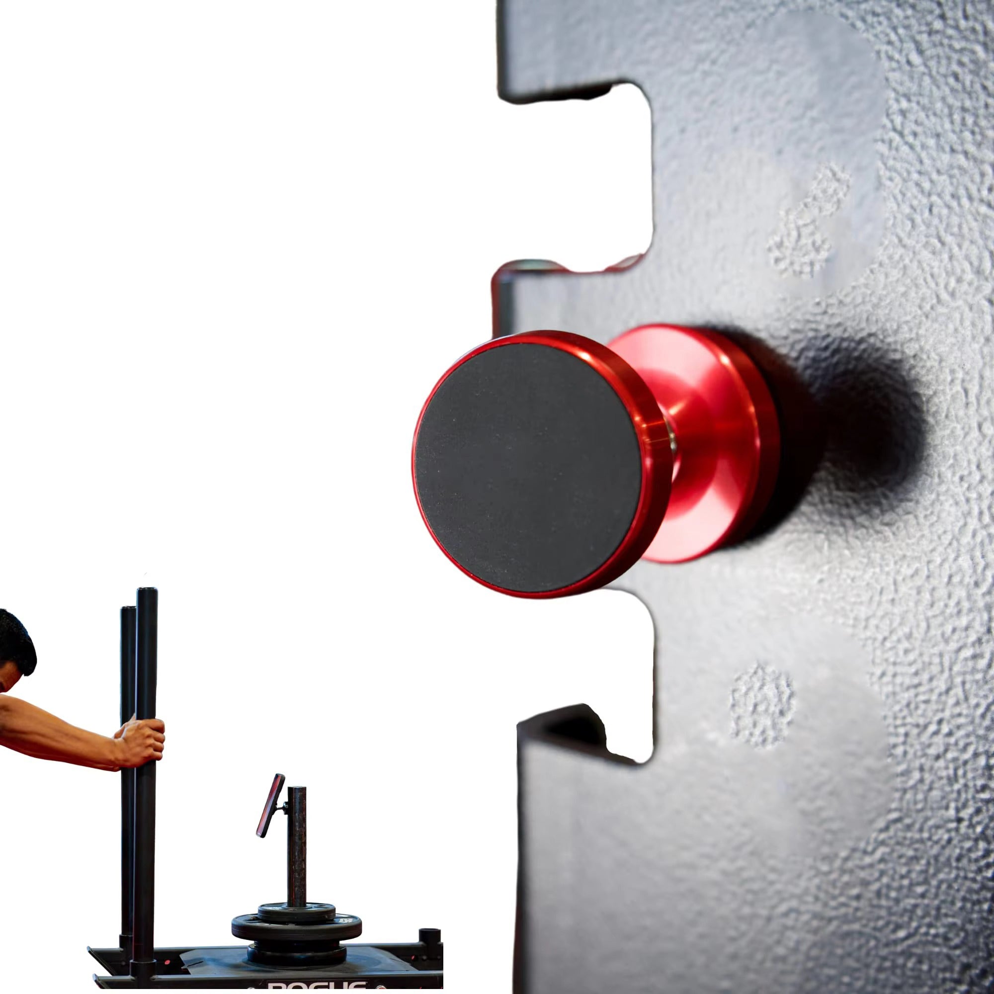 Premium, Dual Magnetic Phone Holder for Gym – Double-Sided, Strong Magnet Mount with 360° Rotation for Apple iPhon