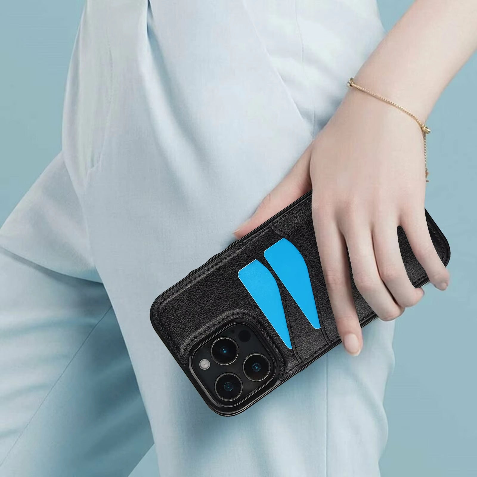 Premium Apple iPhone Case, MagSafe Compatible, Camera Lens and Screen Protection, Ultra Thin, Shockproof, Magnetic, Full All Around Protection, Leather Card Wallet Cover