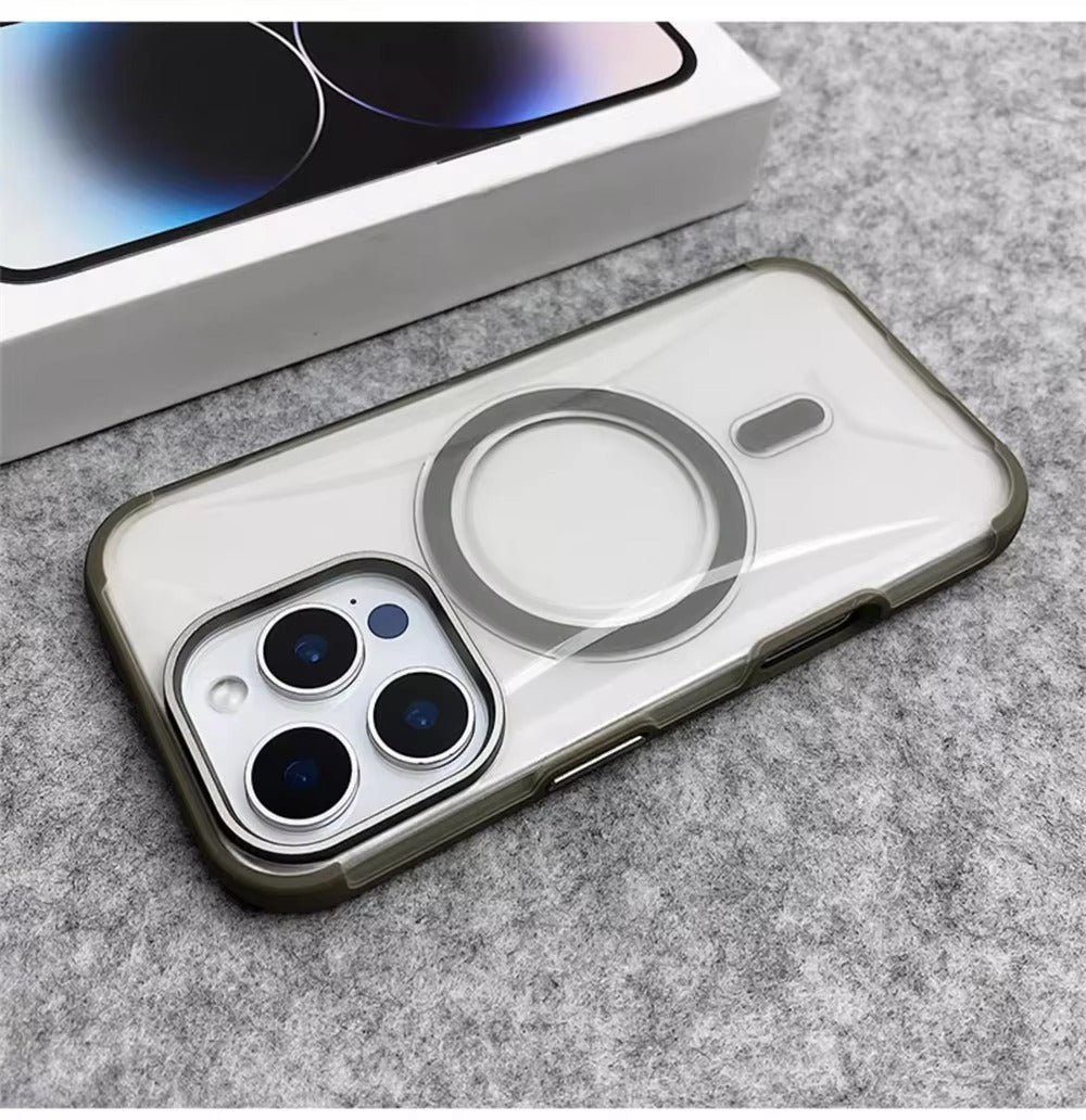Robust Apple iPhone Case, Camera Lens & Screen Protection, Ultra Thin Shockproof Magnetic Full All Around Protection Cover