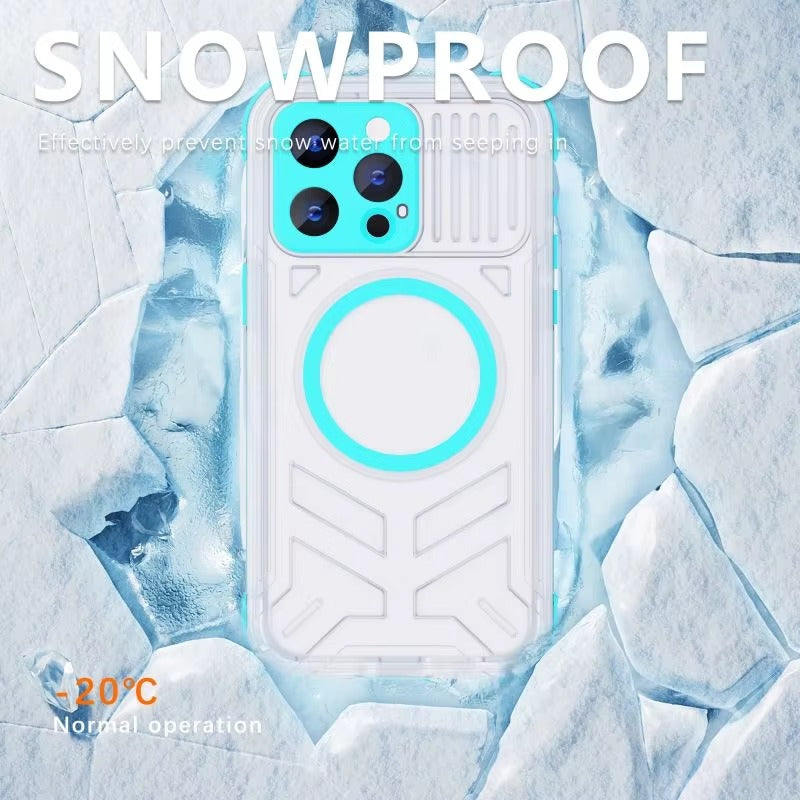 Luxury Apple iPhone Case MagSafe Compatible, Camera Lens & Screen Protection, Cover with IP68 Sealed Sport Design