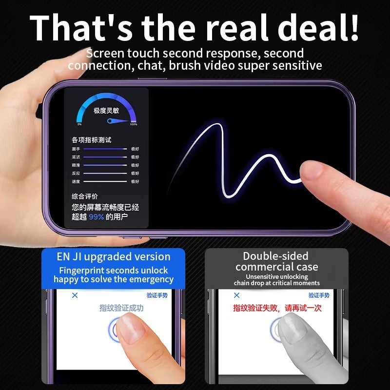 Premium Double Glass Apple iPhone Case, MagSafe Compatible, Ultra Thin Magnetic Shockproof Full Protection