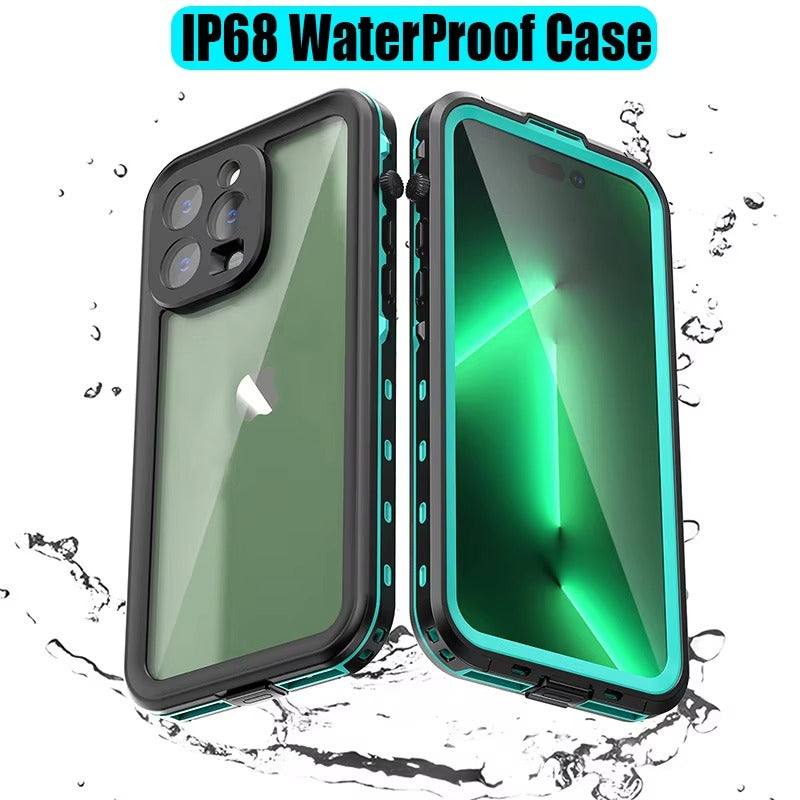 Luxury Apple iPhone Case MagSafe Compatible, Camera Lens & Screen Protection, Cover with IP68 Sealed Sport Design