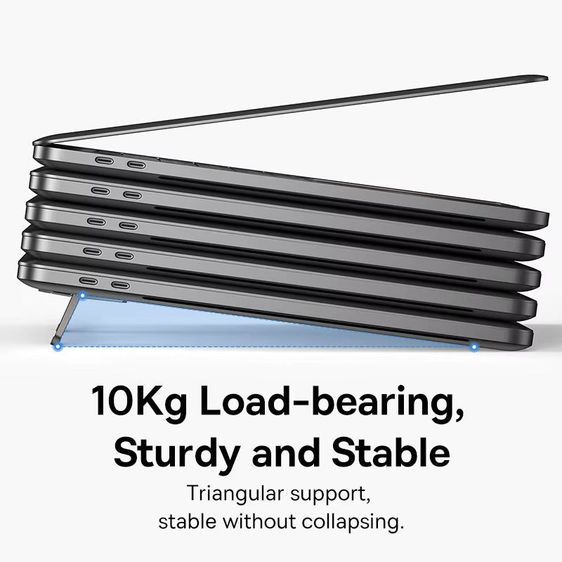 Premium, Portable, Mini Laptop Stand for MacBook, Computer, Keyboard Holder, Adjustable, Foldable, Lightweight Baseus Support for Desk, Travel, Work