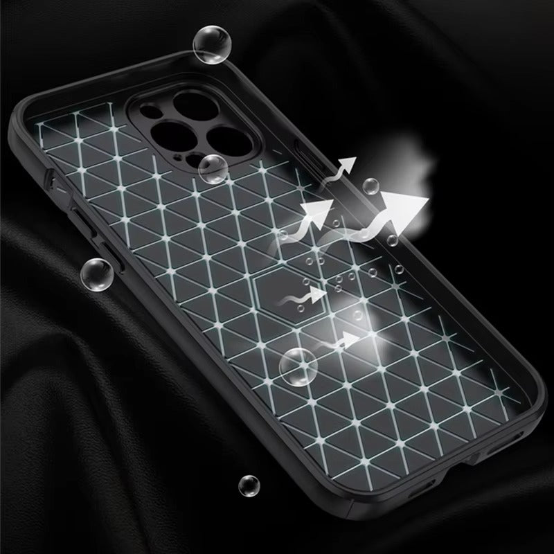 Luxury Leather Texture Apple iPhone Case, MagSafe Compatible, Ultra Thin Magnetic Shockproof Sliding Camera Lens Protector