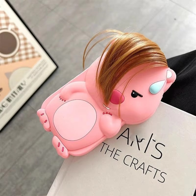 Premium Apple iPhone Case, MagSafe Compatible, Camera Lens and Screen Protection, Ultra Thin, Shockproof, Magnetic, Full All Around Protection, Cartoon Beaver Soft Cover