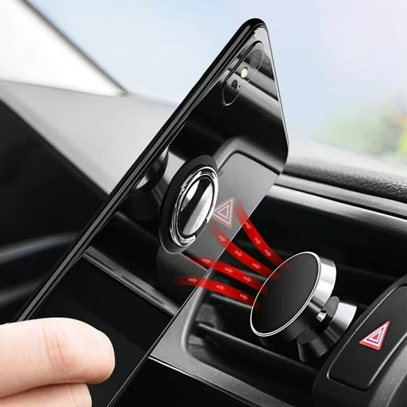 Premium, Metal Finger Ring Phone Holder – 180° Rotatable, Grip Stand Mount, Universal Smartphone Holder for Apple iPhone