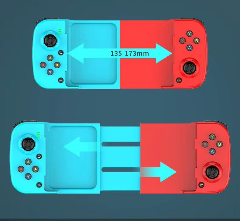 High Quality Wireless Game Controller for iPhone, Stretchable Bluetooth Gamepad, Direct-Connect Mobile Gaming Joystick