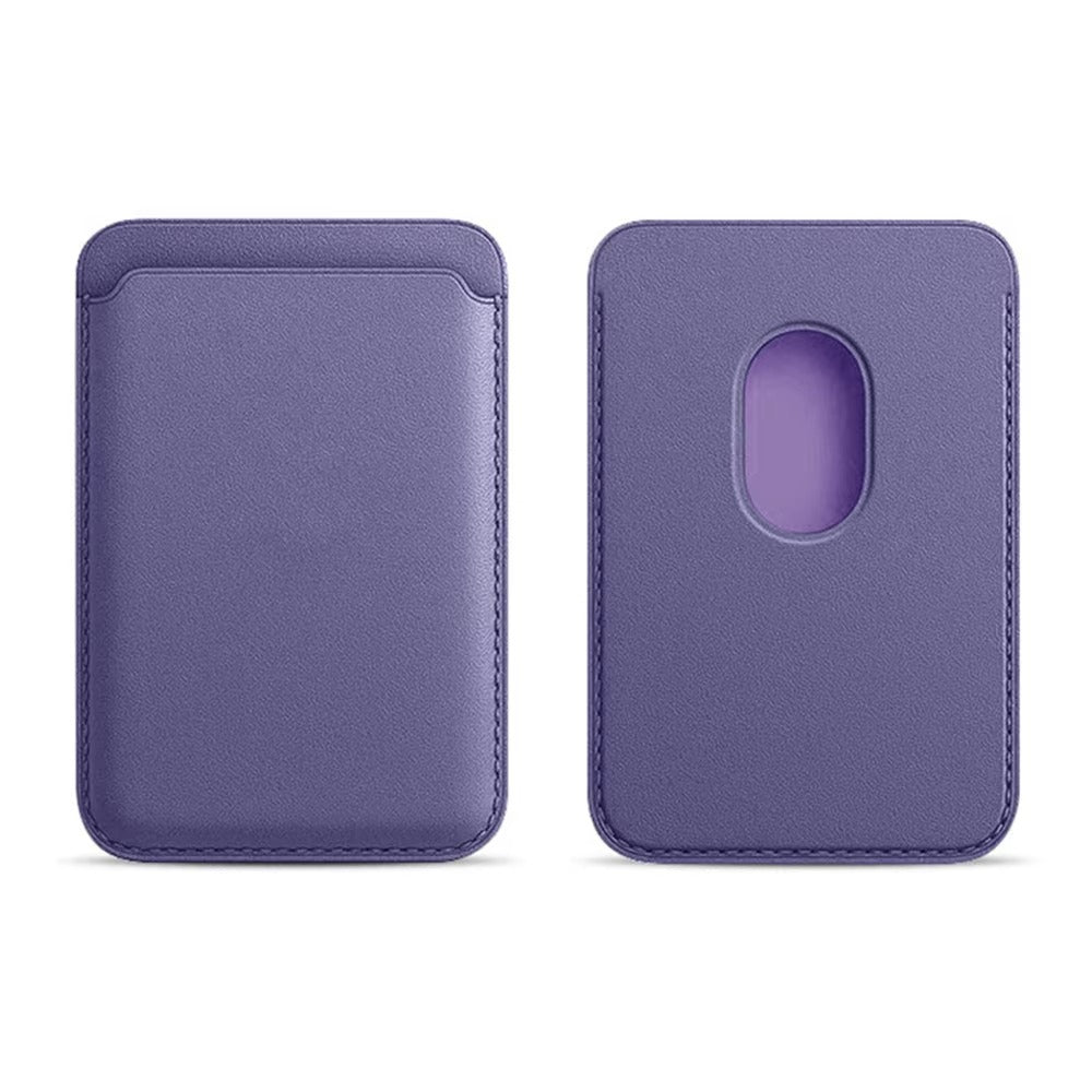 Premium Magnetic Leather Wallet for MagSafe – Slim Card Holder Case with RFID Block, Strong Magnet, Anti-Scratch, Non-Slip, Compatible with iPhone & Samsung