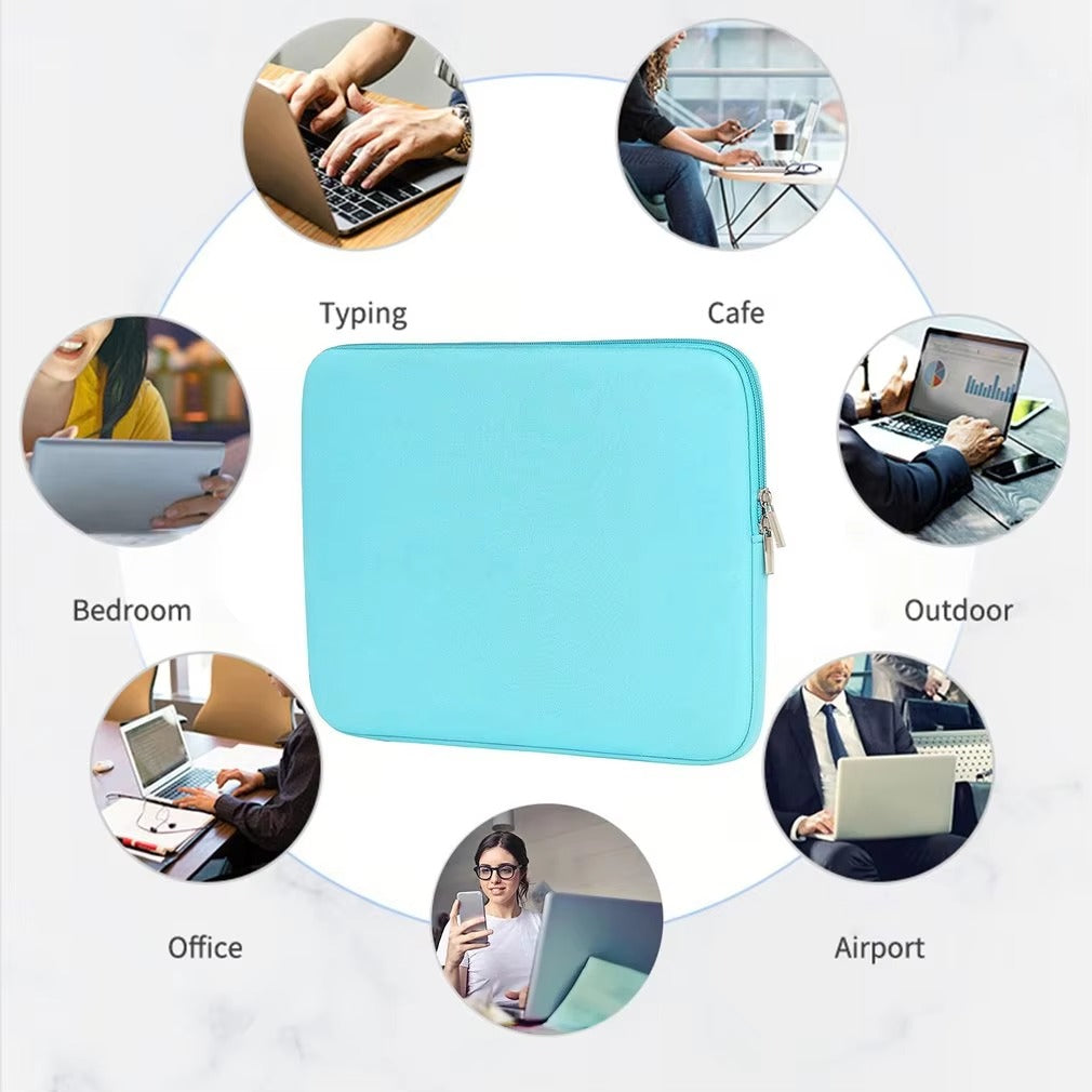 Premium Soft Laptop Bag for Notebook, MacBook Air, Pro, Retina – Protective Sleeve Case for 11, 12, 13, 14, 15, 15.6 Inch Computers, Slim and Lightweight