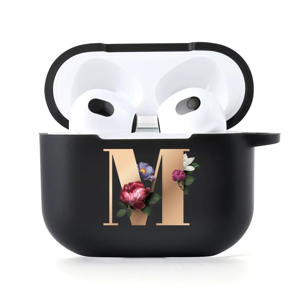 Premium Cute Cartoon Silicone AirPods Case Cover – A, B, C Letters & Fun Designs like Cat, Hearts, Angry Panda, Music Notes, for AirPods Pro 2, Pro, 3, 1/2