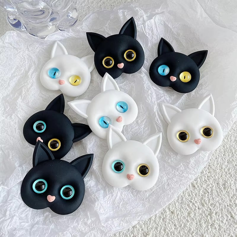 3D Cat Phone Grip Holder – Korean INS Style,Finger Ring Mount for Apple iPhone, and Other Mobile Phone Accessories