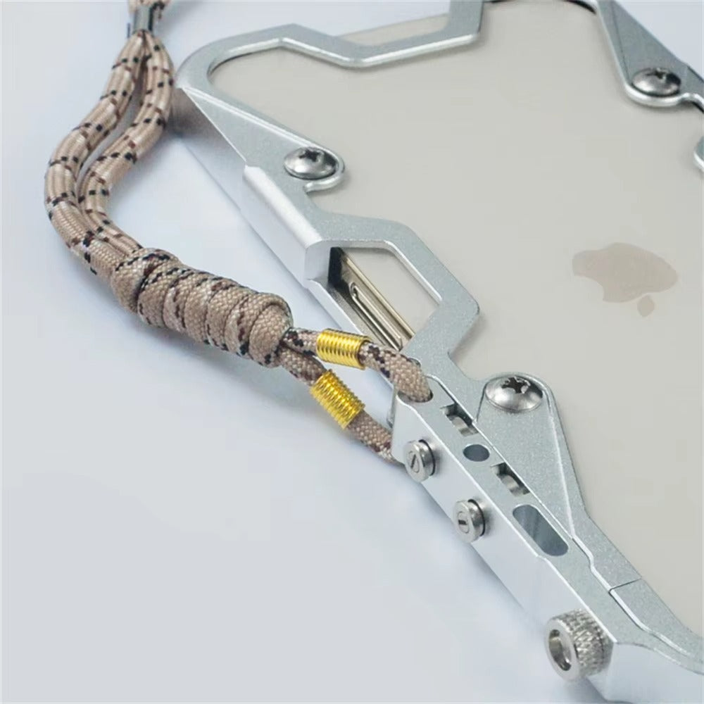 Luxury Apple iPhone Case, MagSafe Compatible, Camera Lens and Screen Protection, Ultra Thin, Shockproof, Magnetic, Full All Around Protection, Handmade Skull Metal Cover