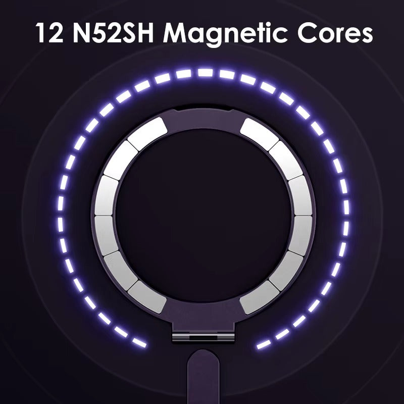 High Quality Apple iPhone Case MagSafe Compatible, Camera Lens & Screen Protection, Cover with Aluminum Stand & Metal Lens