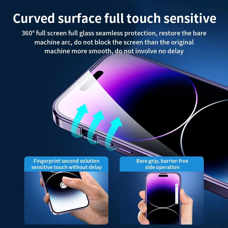 Premium Double Glass Apple iPhone Case, MagSafe Compatible, Ultra Thin Magnetic Shockproof Full Protection