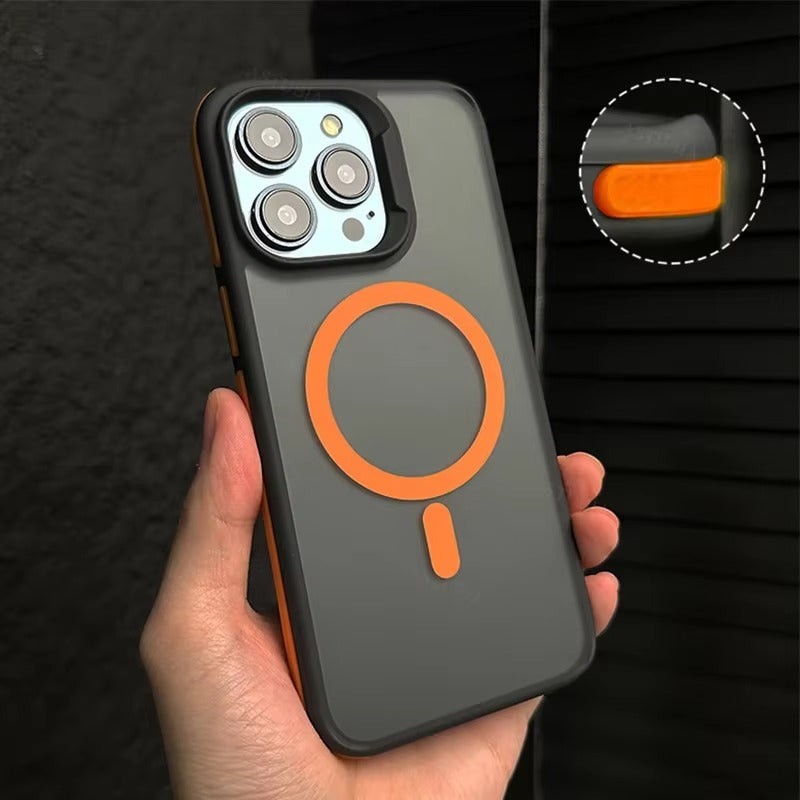 Luxury Apple iPhone Case Camera Lens & Screen Protection, Ultra Thin Shockproof Magnetic Full All Around Protection Cover