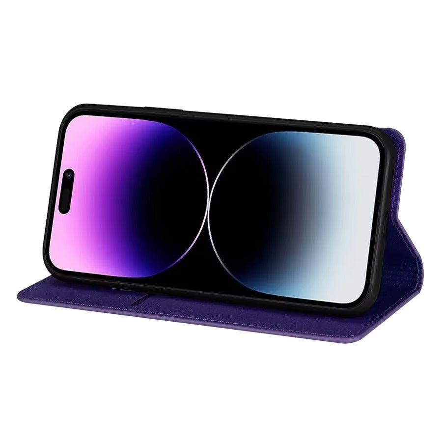 Luxury Apple iPhone Case, MagSafe Compatible, Camera Lens and Screen Protection, Ultra Thin, Shockproof, Magnetic, Full All Around Protection, Bling Wallet Leather Cover