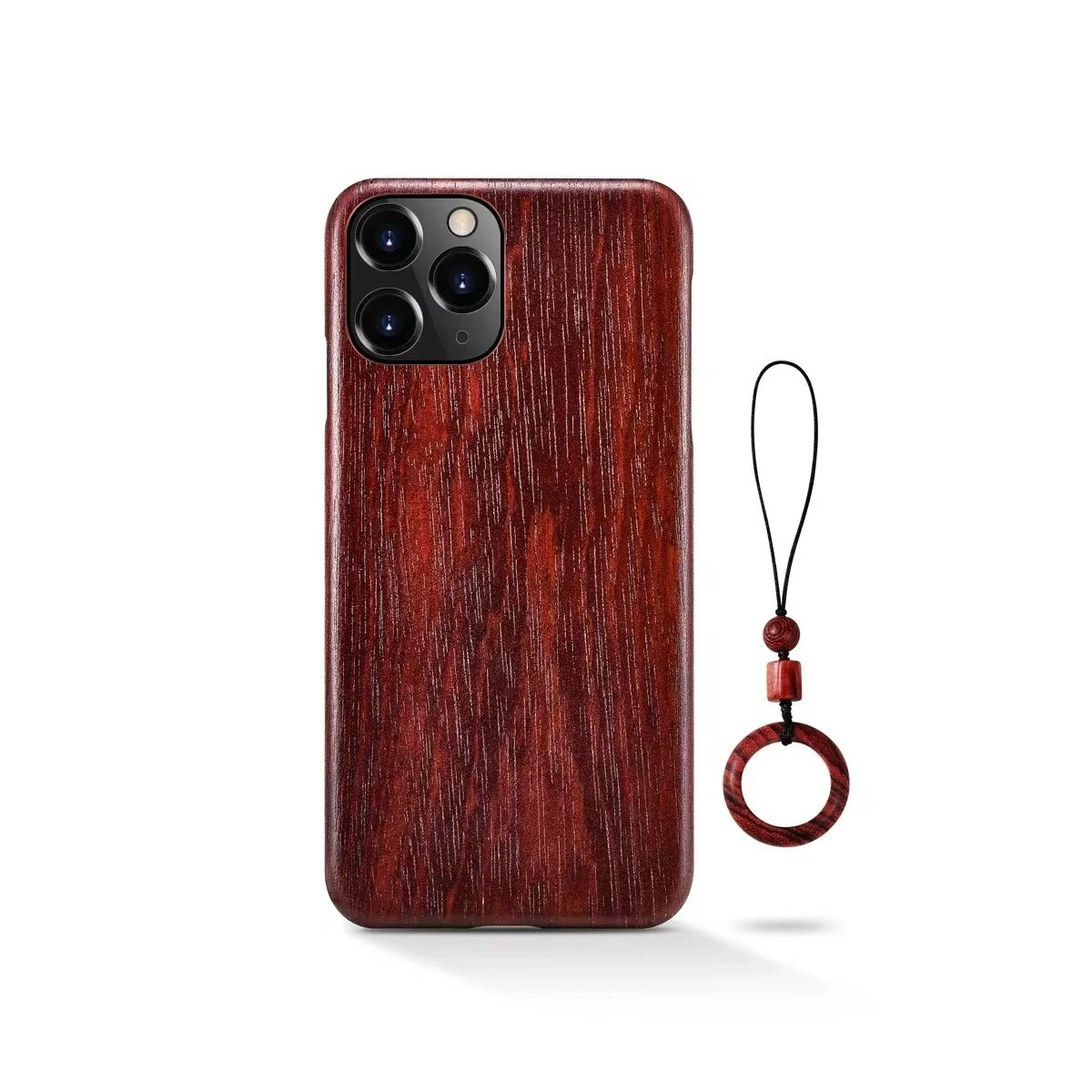 Premium Apple iPhone Case, MagSafe Compatible, Camera Lens Protection, Screen Protection, Ultra Thin, Shockproof, Magnetic, Full All Around Protection, Natural Bamboo Wood Cover